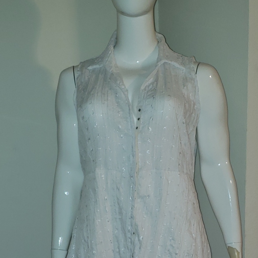 Plus size white dress